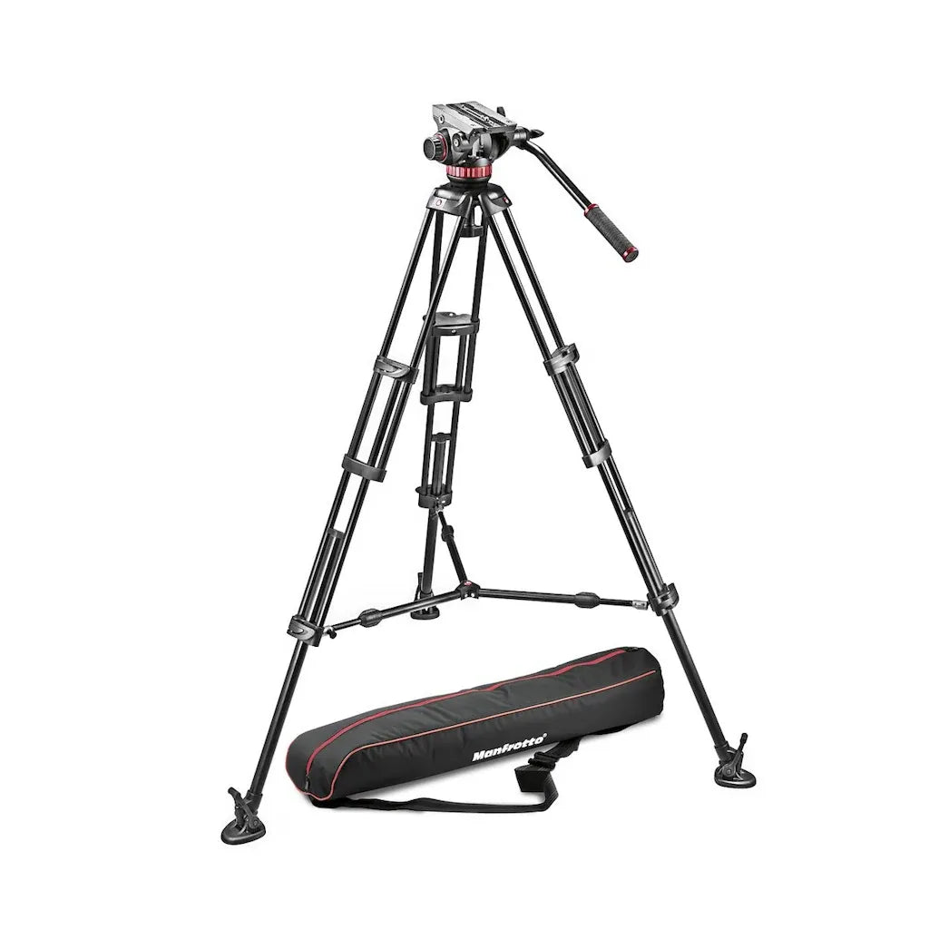 Manfrotto MVH502A Fluid Video Head and 546B Tripod System