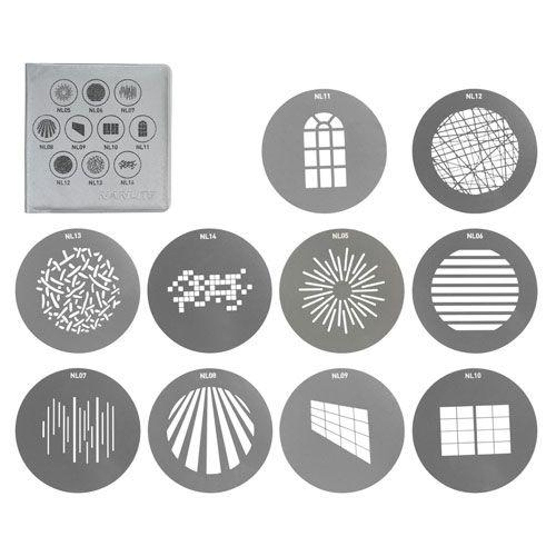 Nanlite Forza FM Mount Projection Attachement GOBO Set 1