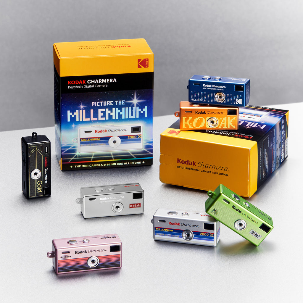 Kodak Charmera Millennium 6-Pack Blind Box Keychain Digital Cameras - Assorted Designs