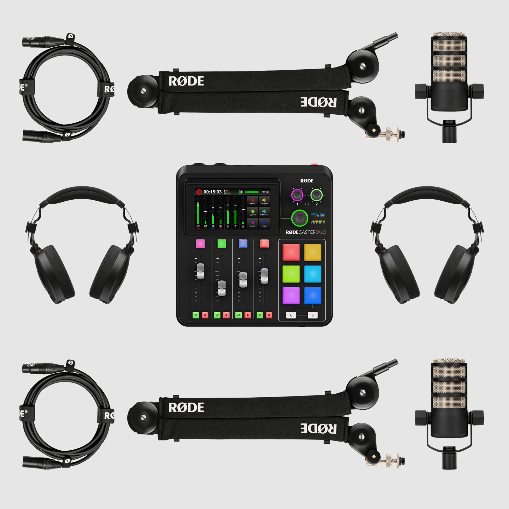 Rode Dual Podcast Kit - Black