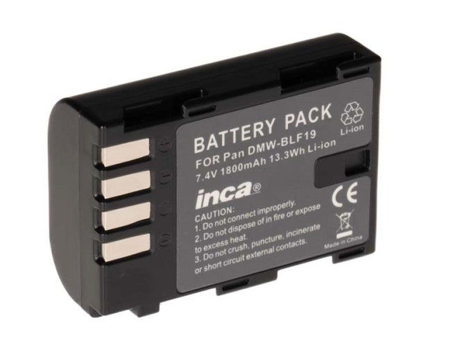 Inca Panasonic DMW-BLF19 Rechargeable Battery