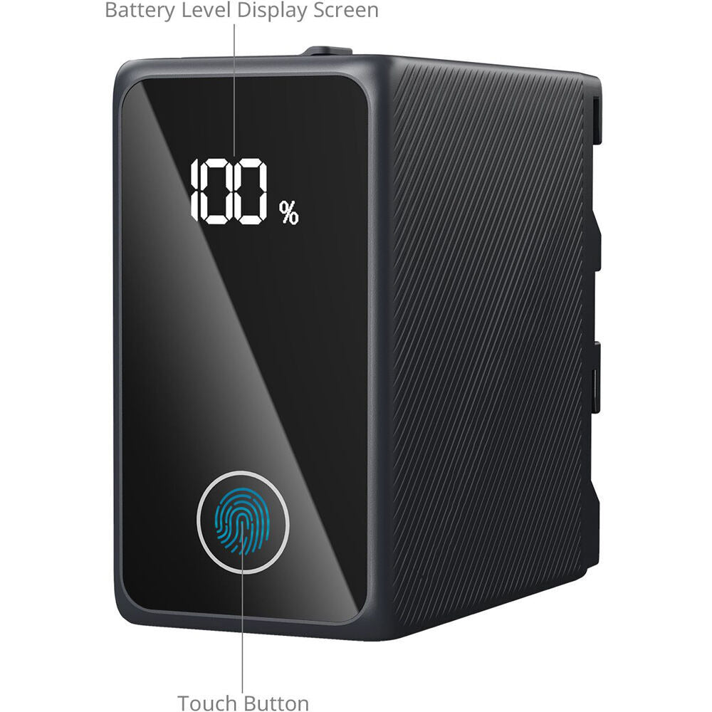 SmallRIG 4469 NP-F970 USB-C Rechargeable Camera Battery (Black)