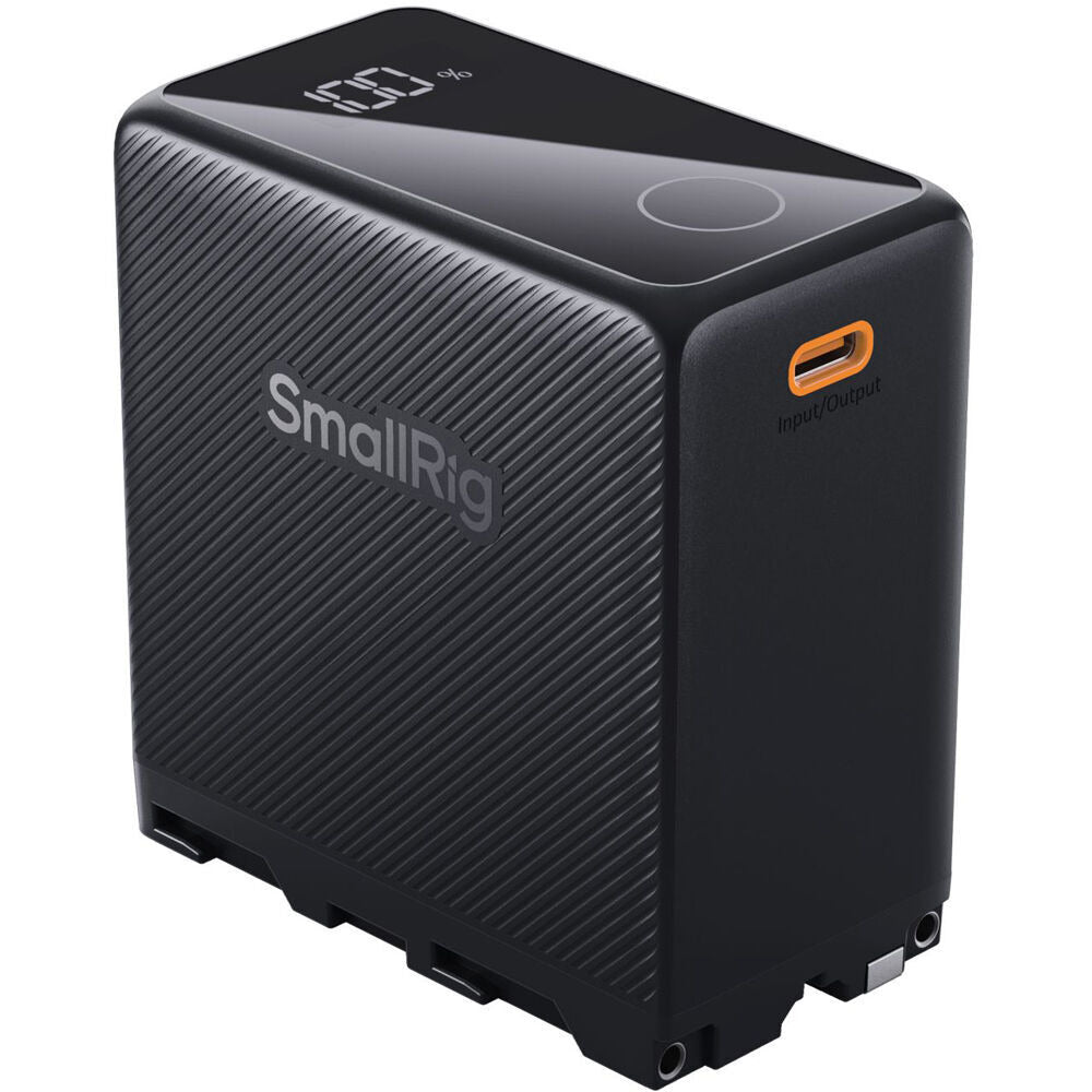 SmallRIG 4469 NP-F970 USB-C Rechargeable Camera Battery (Black)