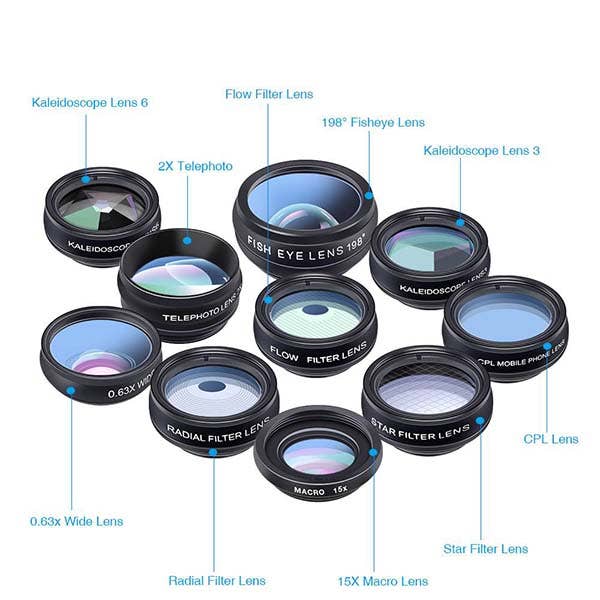 Apexel 10 in 1 Smartphone Lens Kit