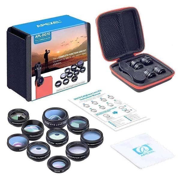 Apexel 10 in 1 Smartphone Lens Kit