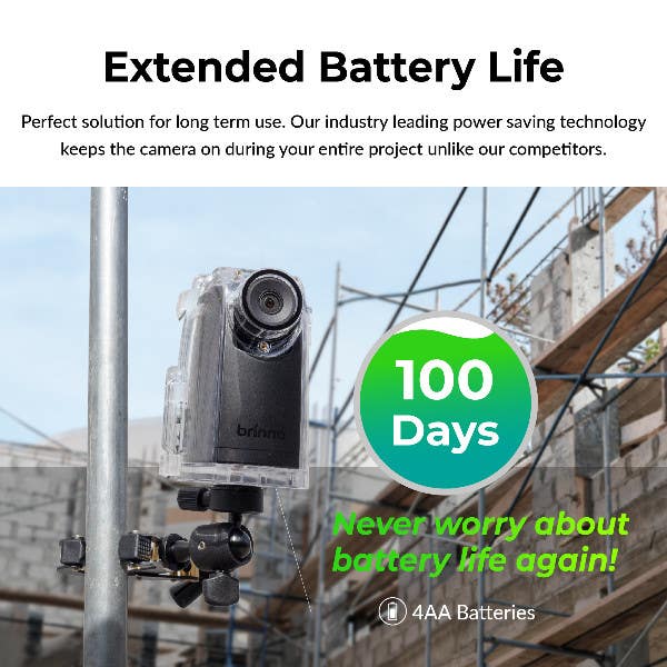 Brinno BCC300 Timelapse Construction Camera Clamp Kit