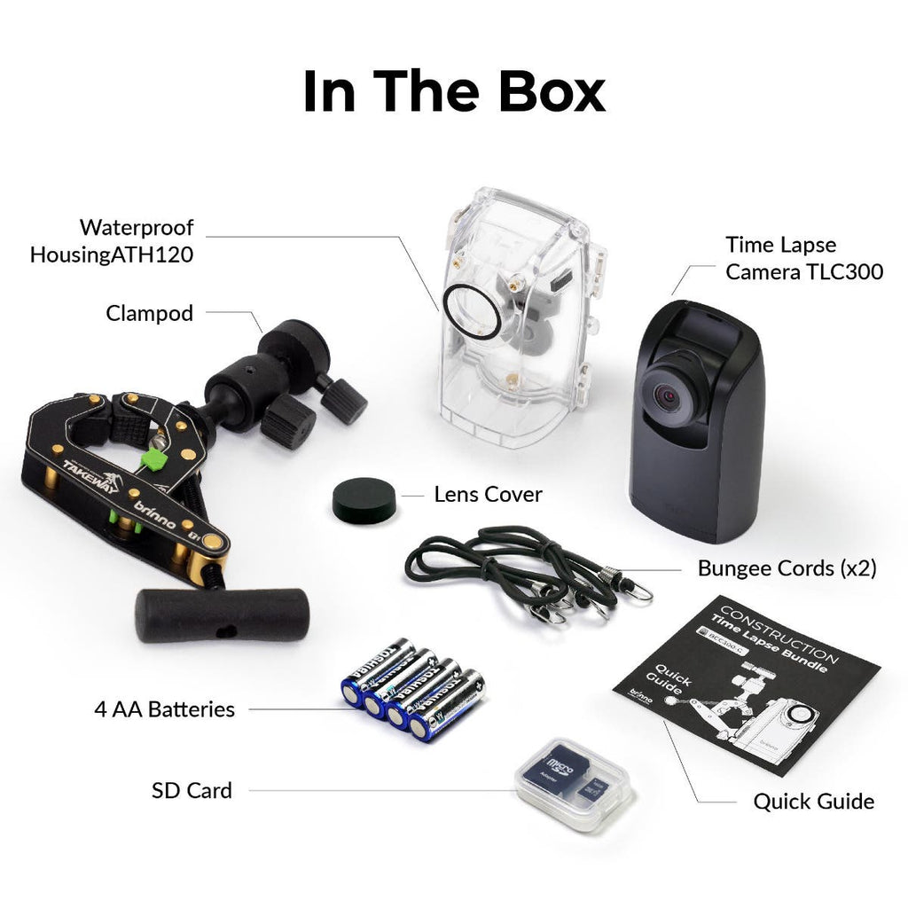 Brinno BCC300 Timelapse Construction Camera Clamp Kit