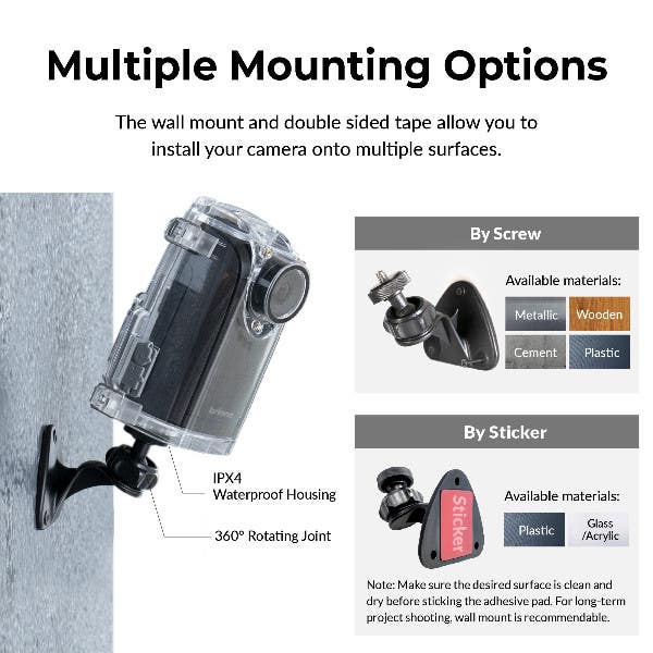 Brinno BCC300 Timelapse Construction Camera Mount Kit