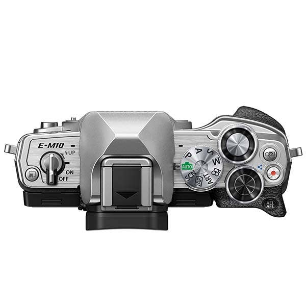 Olympus OM-D E-M10 Mark IV + 14-42mm & 40-150mm Twin Kit - Silver