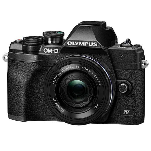 Olympus OM-D E-M10 Mark IV + 14-42mm & 40-150mm Twin Kit - Black