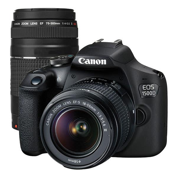 Canon EOS 1500D Twin Kit with EF18-55 & EF 75-300mm