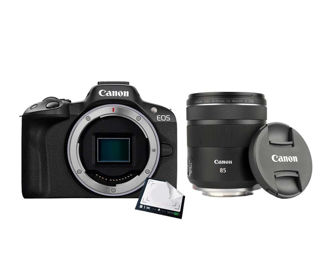Canon EOS R50 Body + RF85mm F2 STM Macro Lens Kit
