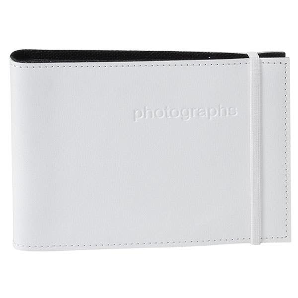 Profile Citi Leather White 5x7 60 Photos  Slip In Album