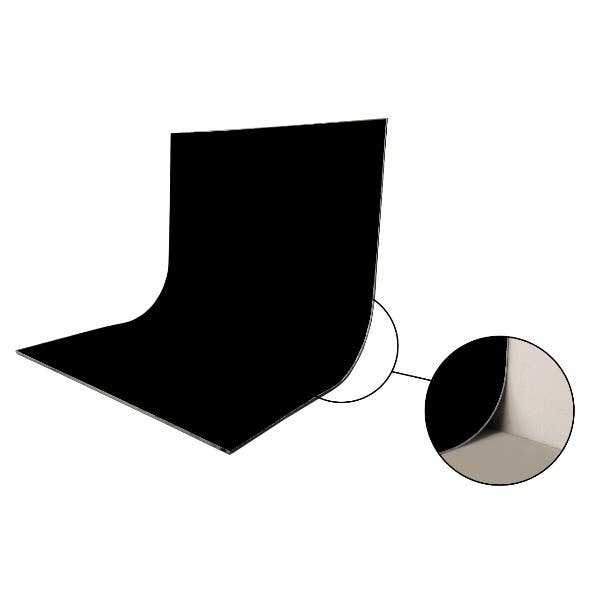 Easiframe Cyclorama Curved Background Fabric - Chroma Key Black