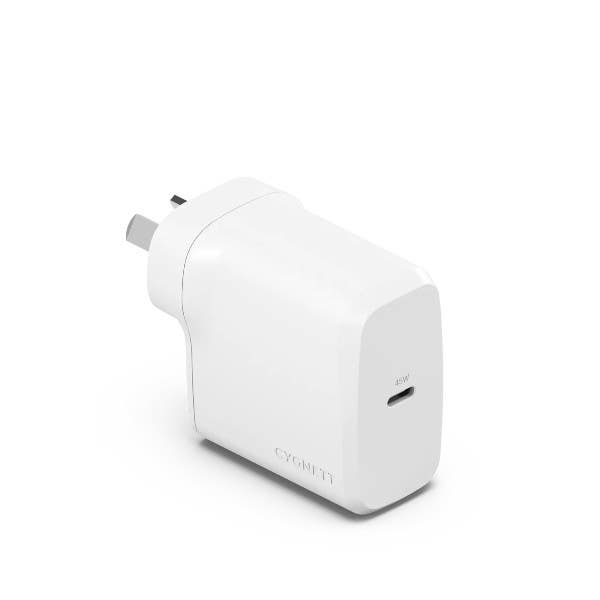 Cygnett Powerplus 45W USB-C Wall Charger - White