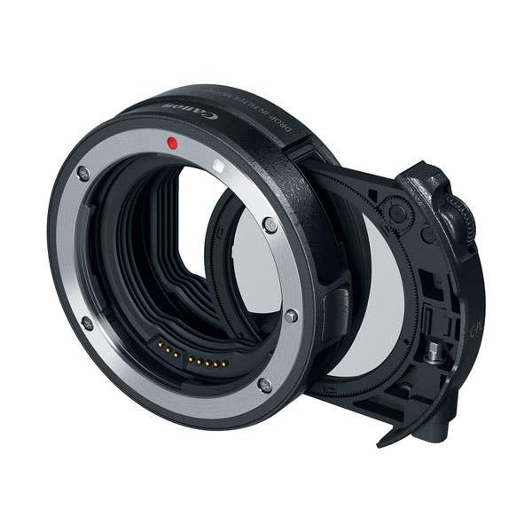 Canon EOS-R Mount Adaptor with drop-in CP Filter