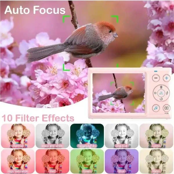 Firefly PIXUS Digital Camera Kit w/32GB Card & Case - Black