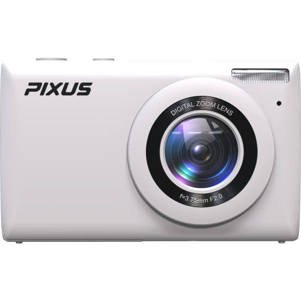 Firefly PIXUS Digital Camera Kit w/32GB Card & Case - White