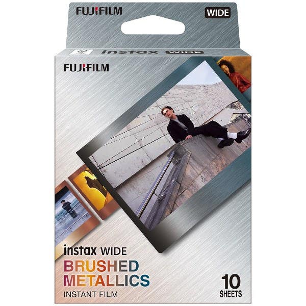 Fujifilm Instax Wide Film Brushed Metallic Frame - 10 Shot