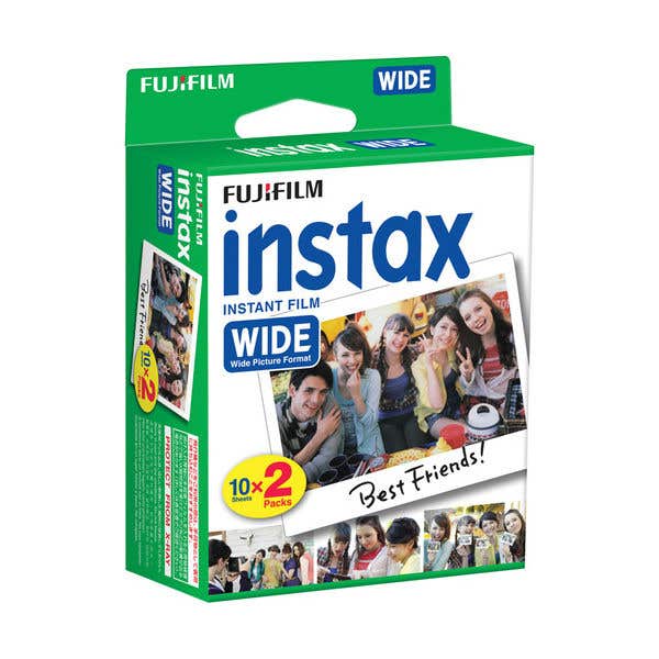 Fujifilm instax Wide Film Twin Pack (20 Shots)