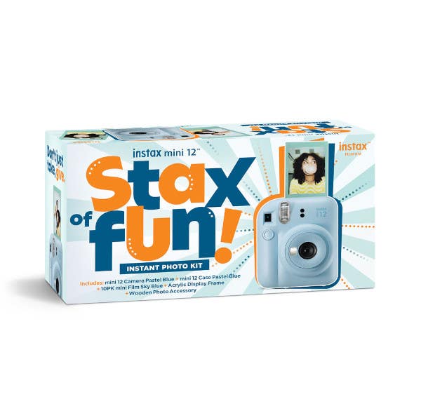 Fujifilm Instax Mini 12 Instant Photo Kit - Blue