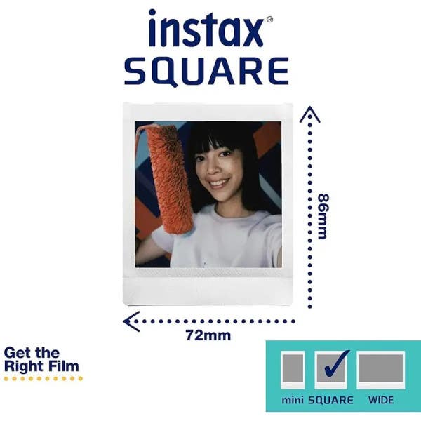 Fujifim Instax SQ Square Instant Film - 50 shots Novelty