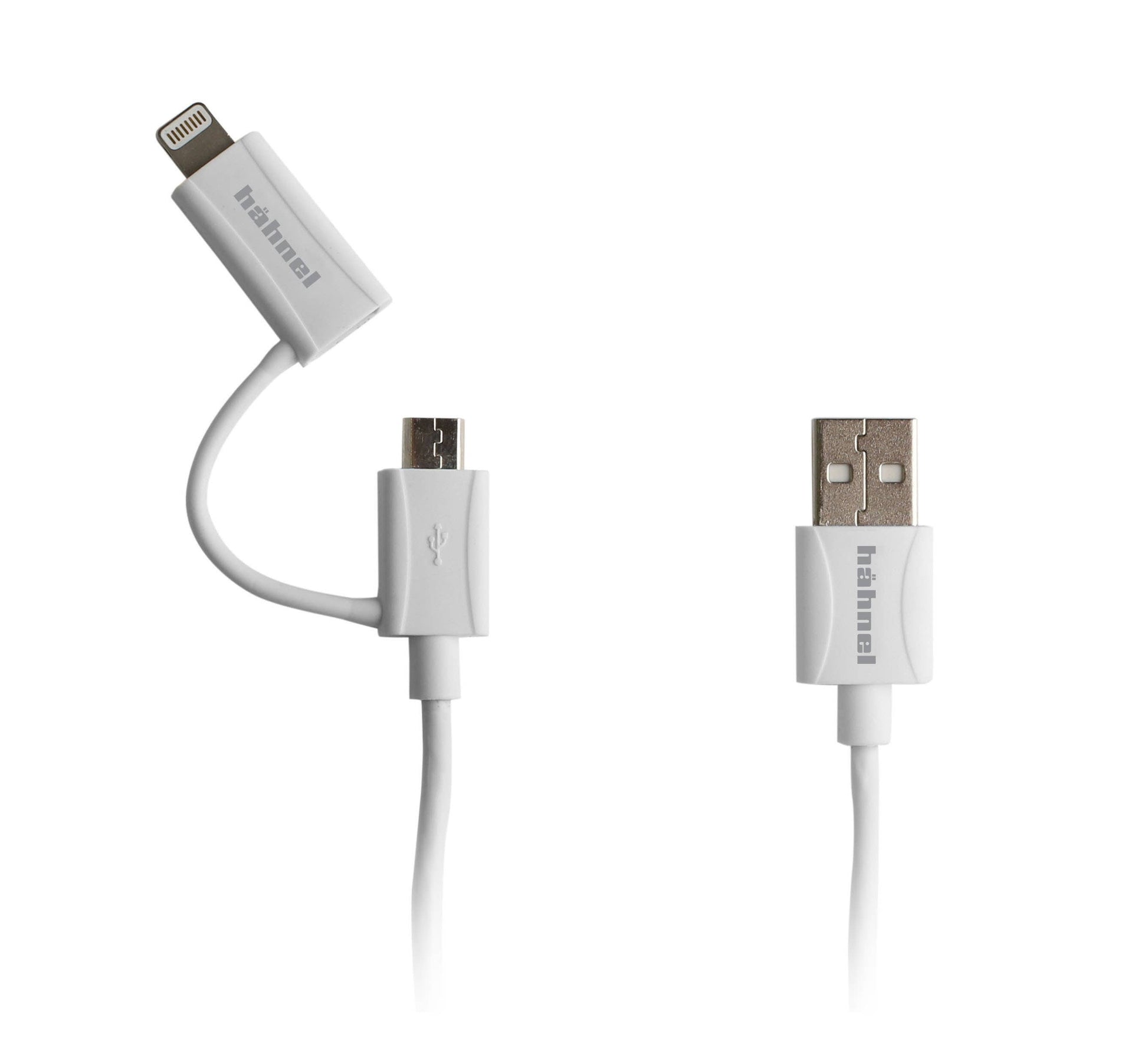 Hahnel Lightning + Micro USB 2 IN 1 Cable