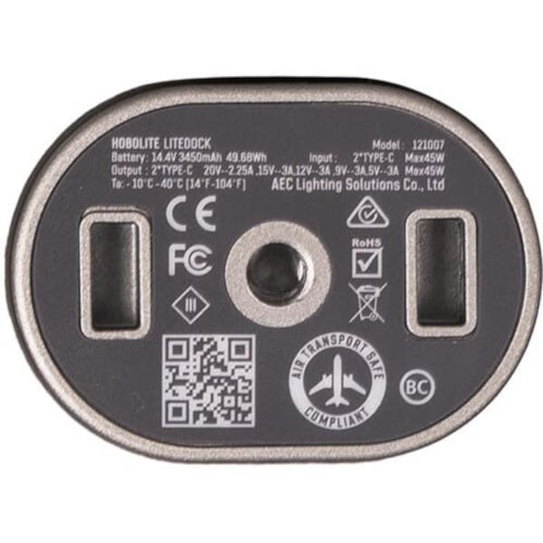 Harlowe LiteDock Power Grip 3450Mah Battery/USB-C