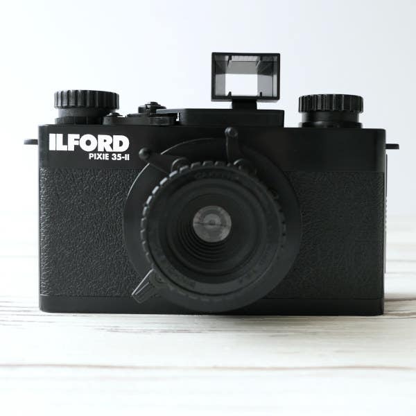 Ilford Pixie 35-II Film Camera - With 1/2 Frame Adaptor