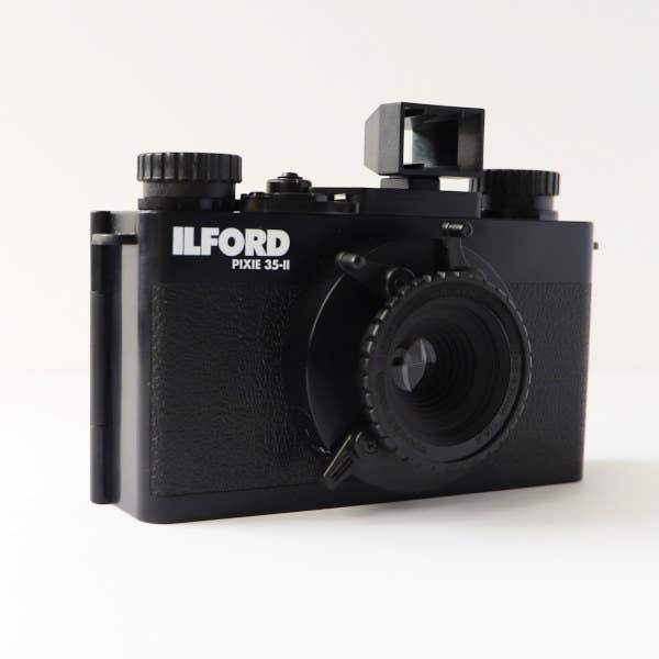 Ilford Pixie 35-II Film Camera - With 1/2 Frame Adaptor