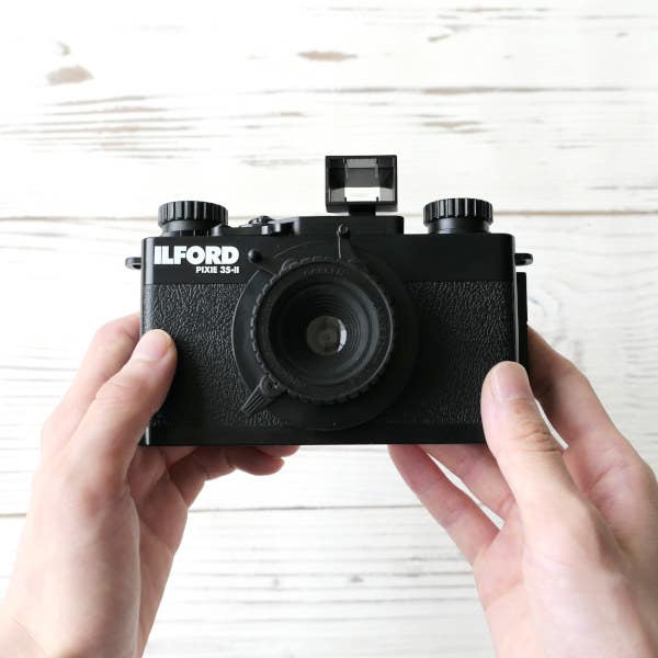 Ilford Pixie 35-II Film Camera - With 1/2 Frame Adaptor