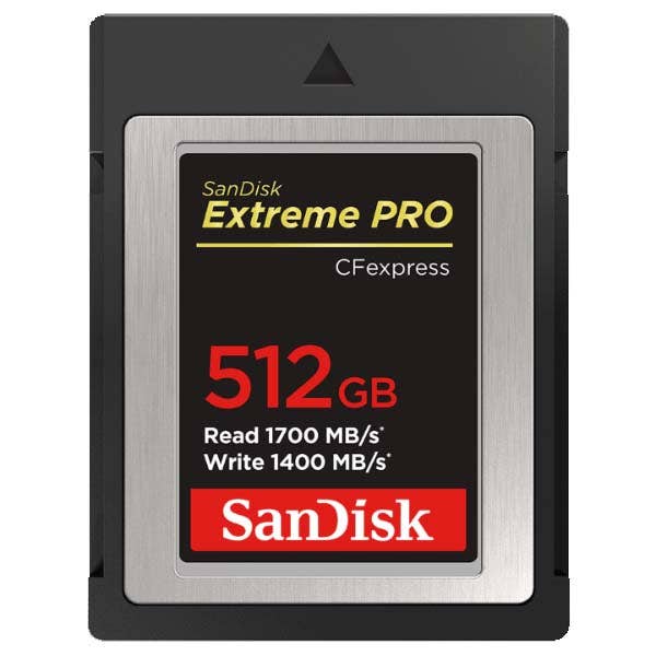SanDisk Extreme PRO 512GB CFexpress Type B Card