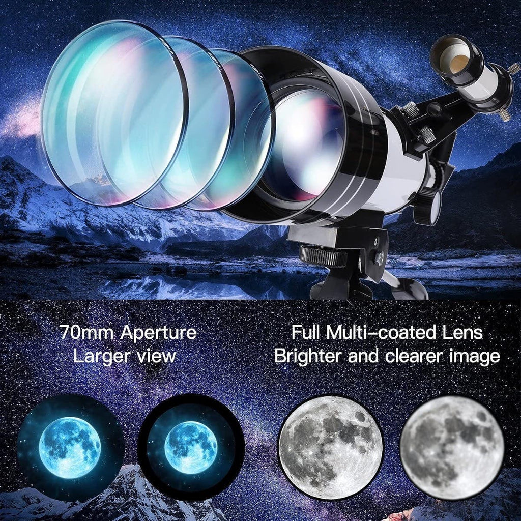 Accura Travel Scope Refractor Telescope Kit