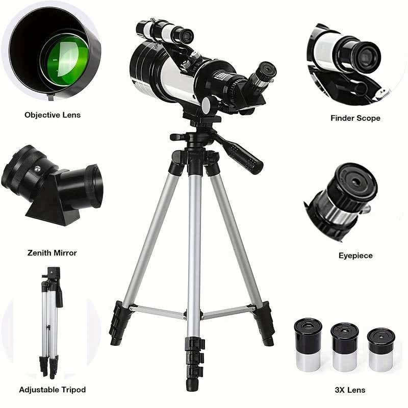 Accura Travel Scope Refractor Telescope Kit