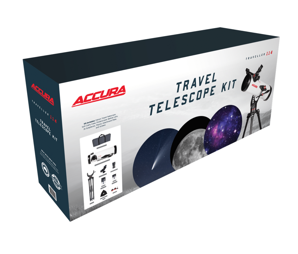 Accura 114mm Travel Scope Reflector Telescope