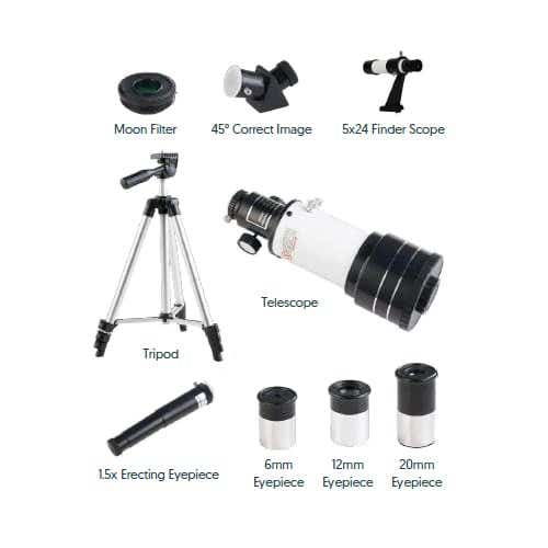 Accura Travel Scope Refractor Telescope Kit