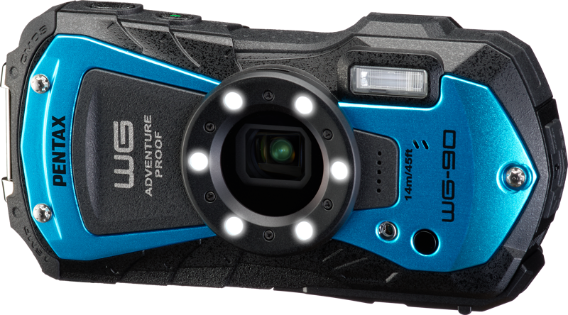 Pentax WG-90 Tough Digital Camera - Blue