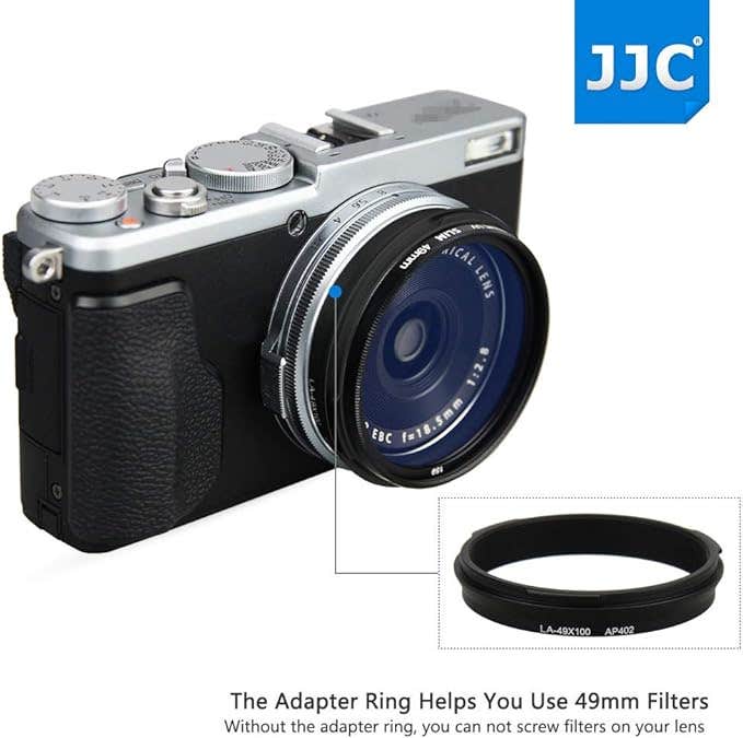 JJC Fujifilm LH-X100 Lens Hood with Adaptor Ring