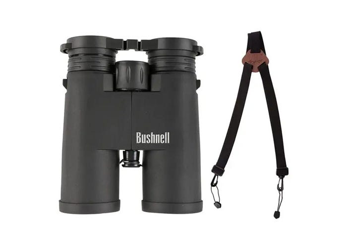 Bushnell 12x42 Powerview Binoculars w/Harness