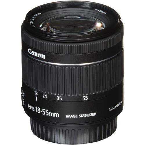 Canon EF-S 18-55mm f4-5.6 IS STM Zoom - White Box – Ted's Cameras