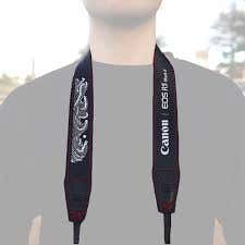 Lucky Camera Strap Leather - EOSR5II- Black