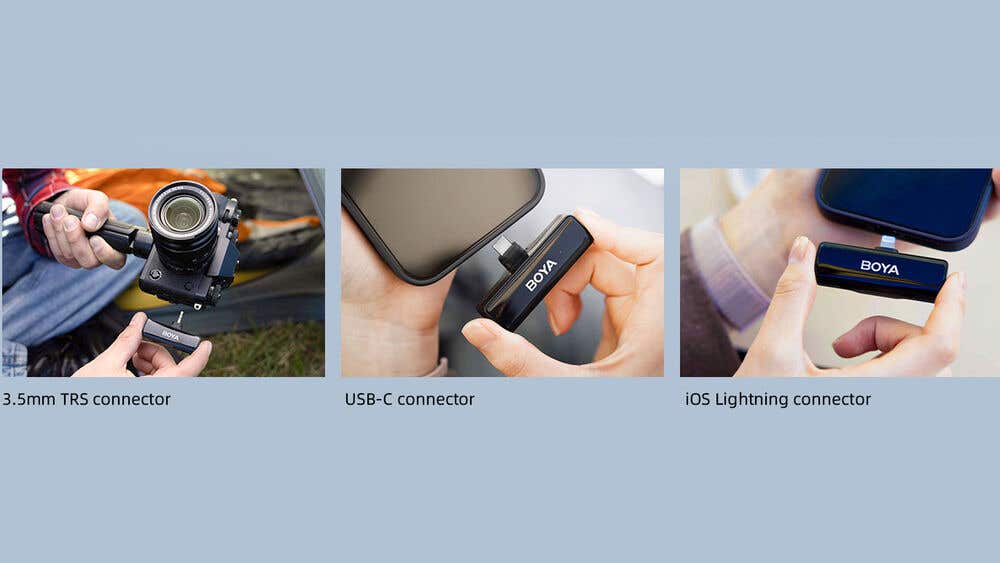 BOYA ALL IN ONE Wireless Microphone System