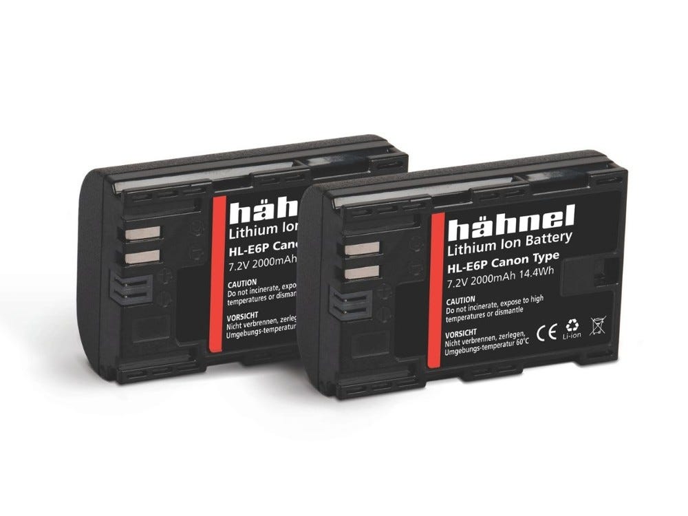 Hahnel Canon LP-E6P - Twin Pack