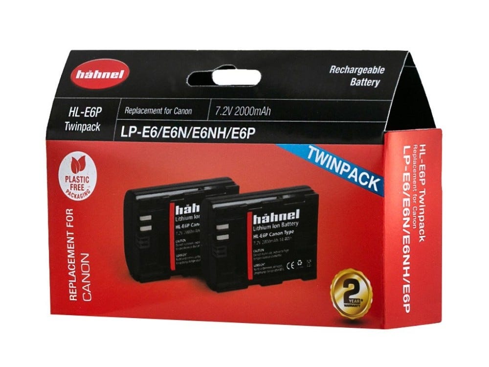 Hahnel Canon LP-E6P - Twin Pack