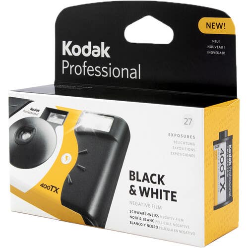 Kodak Flash TRI-X B&W Single Use Camera - 27 Exp