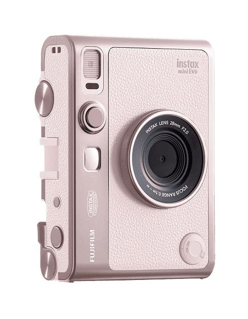 Fujifilm Instax Mini EVO Instant Camera - Rose Pink