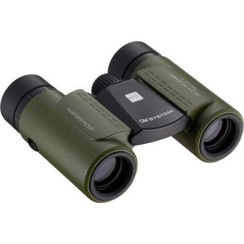 OMSYSTEM 8x21 RCII Folding Binoculars - Dark green