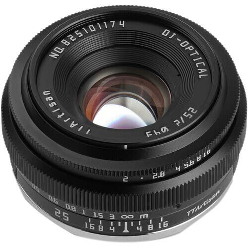 TTARTISAN MF 25mm F2 Fujifilm X APS-C LENS BLK