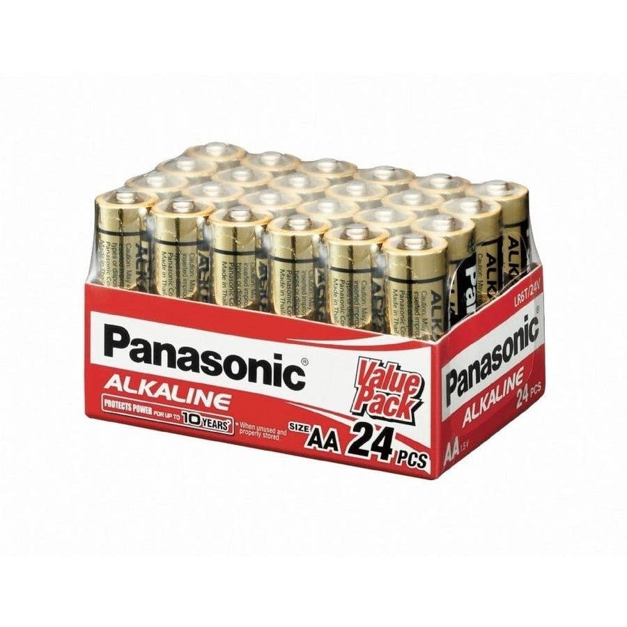 Panasonic AA 24x Bulk Pack Alkaline Battery