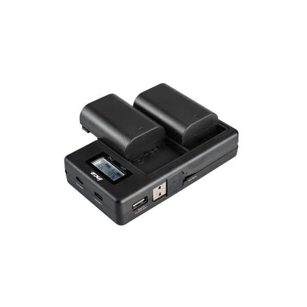 Jupio USB Charger 2x Slots w/LCD - Panasonic Lumix DMW-BLF19